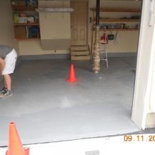 RK & epoxy floor coating on garage floor in Parsippany, NJ 4